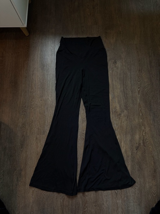 aerie Pants - aerie Black Wide-Leg Flare Pants